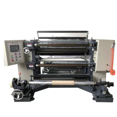 1300 Manuelle Spannungskontrolle Filmschneid- und Rückschleifermaschine Aufkleber Etikett Schneidmaschine Rückschleifer