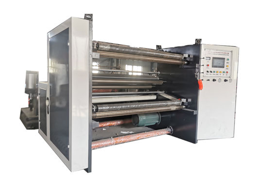 600 mm Horizontales Schneiden Kraftpapier Rollen Schneiden Rückwickeln Maschine