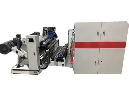 1200mm OD Papierschneidemaschine Aluminiumfolie Wiederaufwicklung Maschine 50HZ 380V