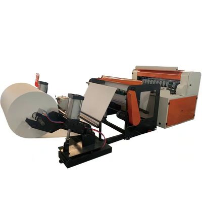 Horizontale senkrechte Schneidmaschinen für Kraftpapierrollen und Hamburgerpapier mit einer Breite von 1100 mm