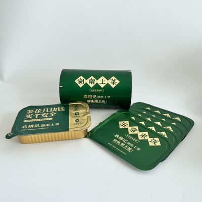 Custom Printed Pet Box Aluminiumfolie Versiegelungsfilm für das einfache Schälen von Tassen