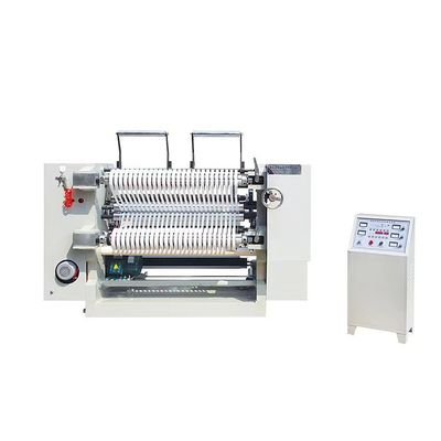 PET-Film-Schneidmaschine mit Geschwindigkeitssteuerung durch PLC mit einer maximalen Schneidentfernung von 1300 mm und einer Geschwindigkeit von 0-200 m/min