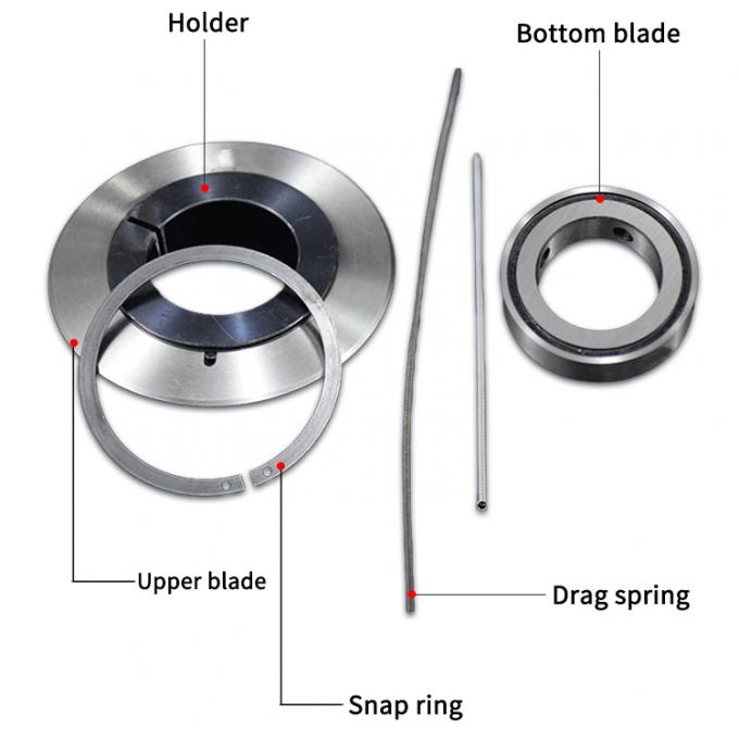 Rundes, hochpräzises Dreh- und Schnittblatt Pvc-Kantenblatt Drehblätter Schneidmaschine Papierrohr Klebeband Schneidmaschine Blatt 16